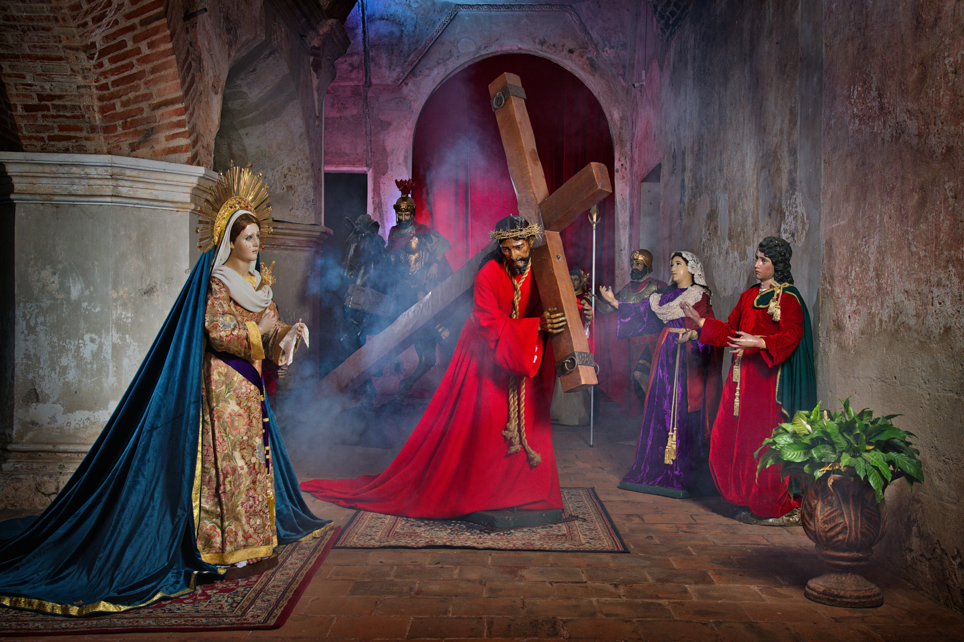 El Señor de la Merced camino al Gólgota